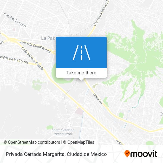 Privada Cerrada Margarita map