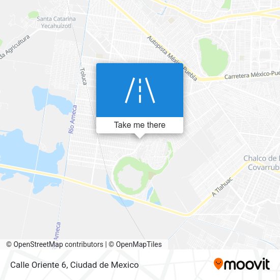 Calle Oriente 6 map