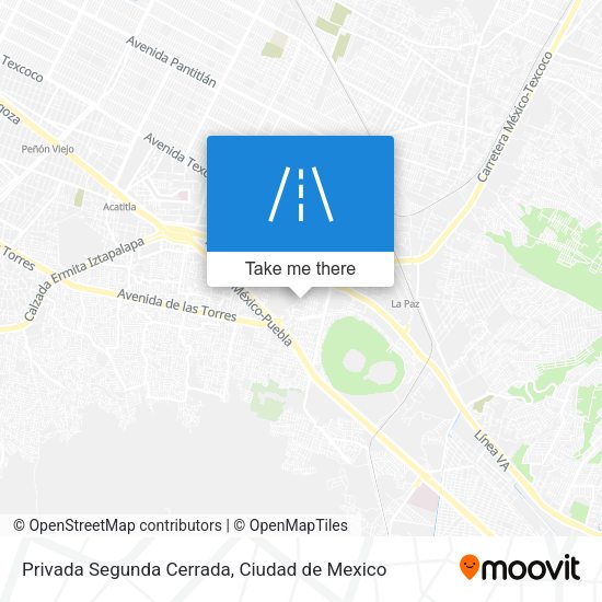 Mapa de Privada Segunda Cerrada