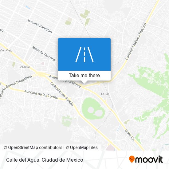 Calle del Agua map