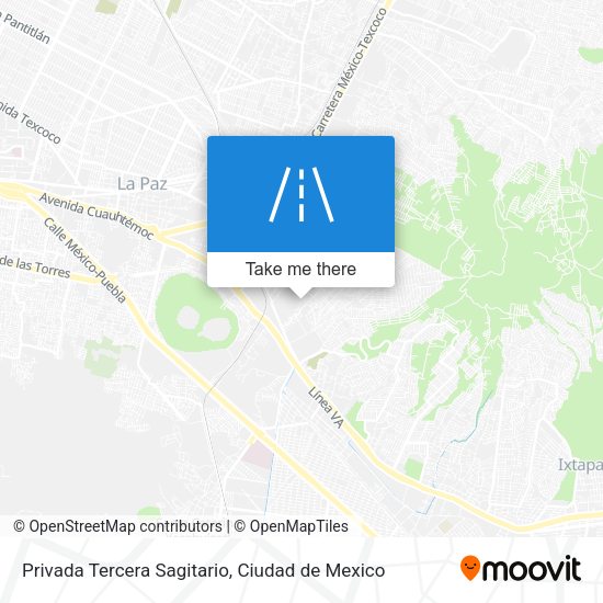 Mapa de Privada Tercera Sagitario