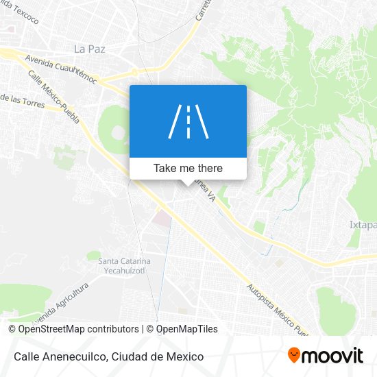 Calle Anenecuilco map