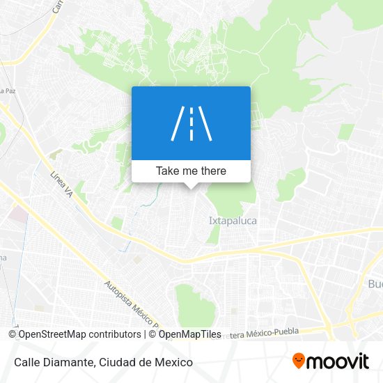 Calle Diamante map