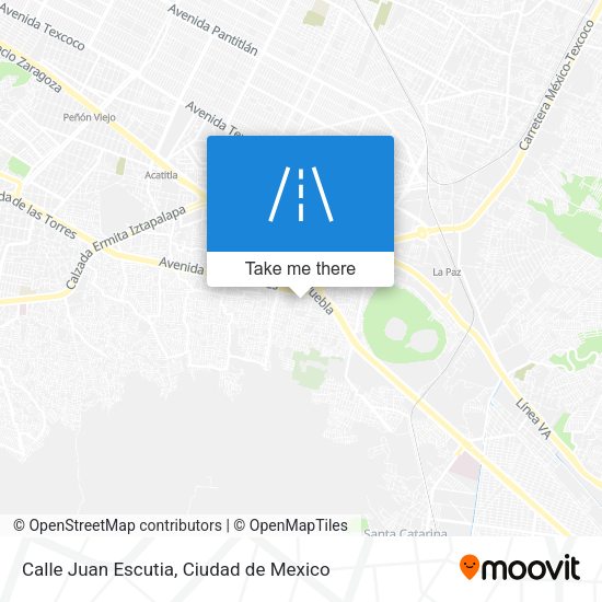 Calle Juan Escutia map