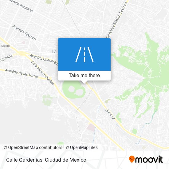 Calle Gardenias map