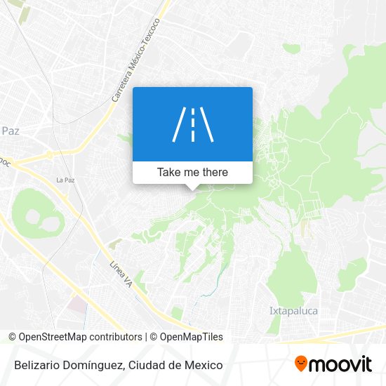 Mapa de Belizario Domínguez