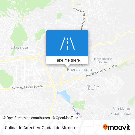 Colina de Arrecifes map