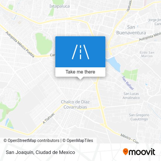 San Joaquín map