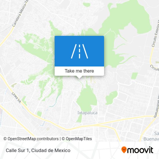 Mapa de Calle Sur 1