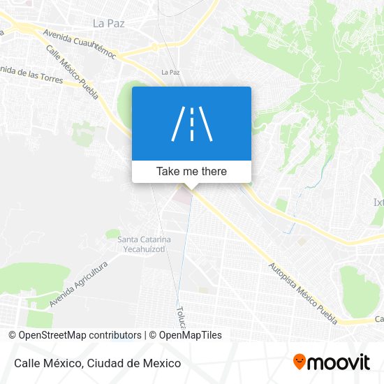 Calle México map
