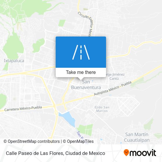 Calle Paseo de Las Flores map