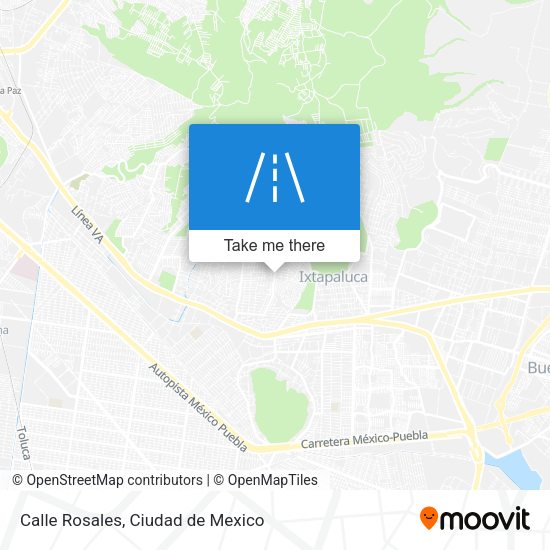 Mapa de Calle Rosales