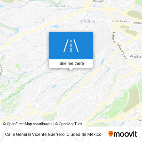 Calle General Vicente Guerrero map