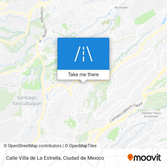Mapa de Calle Villa de La Estrella