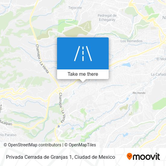 Privada Cerrada de Granjas 1 map