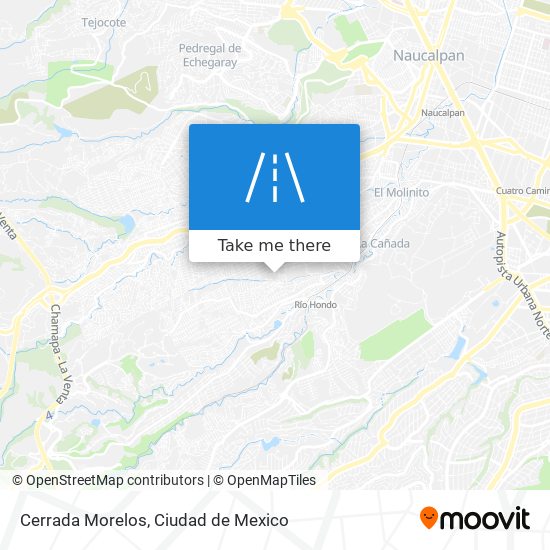Cerrada Morelos map