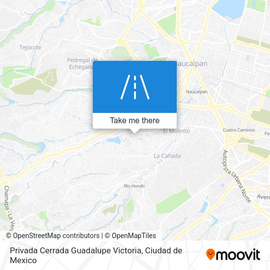 Mapa de Privada Cerrada Guadalupe Victoria