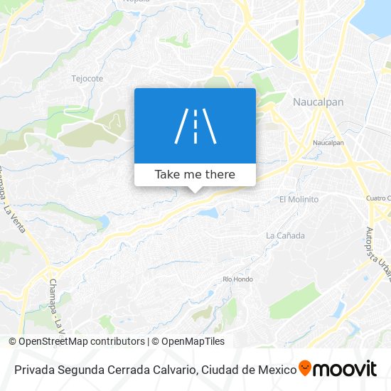 Privada Segunda Cerrada Calvario map