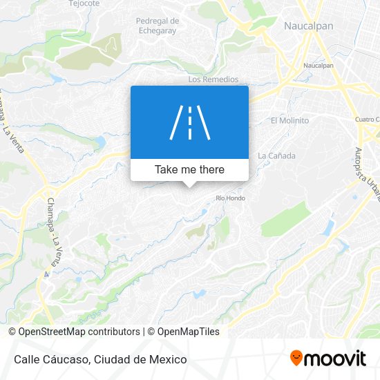 Mapa de Calle Cáucaso