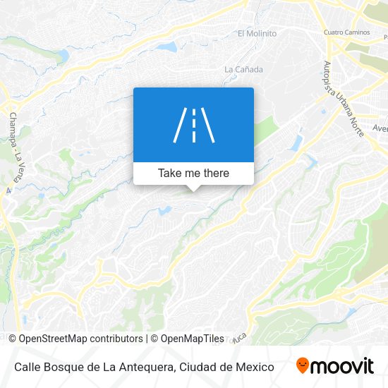 Mapa de Calle Bosque de La Antequera