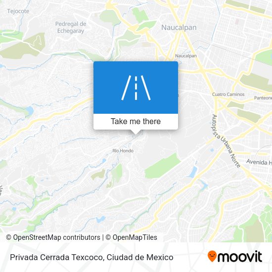 Privada Cerrada Texcoco map