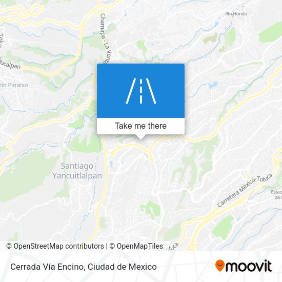 Cerrada Vía Encino map