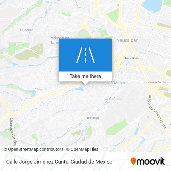 Mapa de Calle Jorge Jiménez Cantú