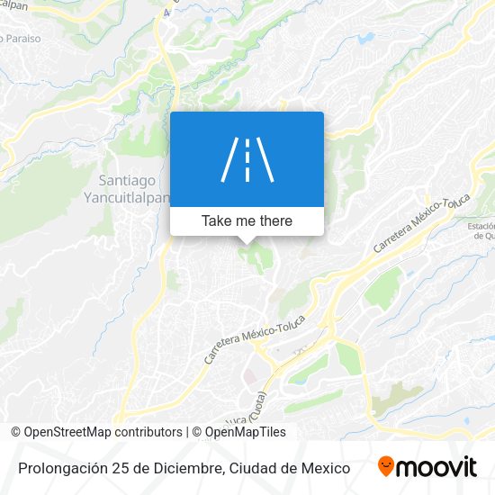 Prolongación 25 de Diciembre map