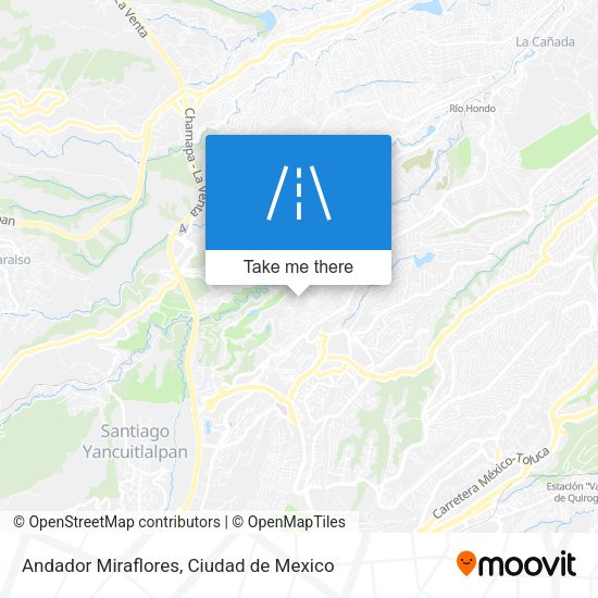 Andador Miraflores map
