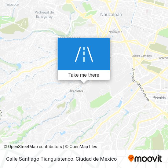 Mapa de Calle Santiago Tianguistenco