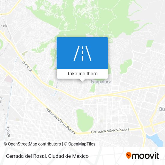 Cerrada del Rosal map
