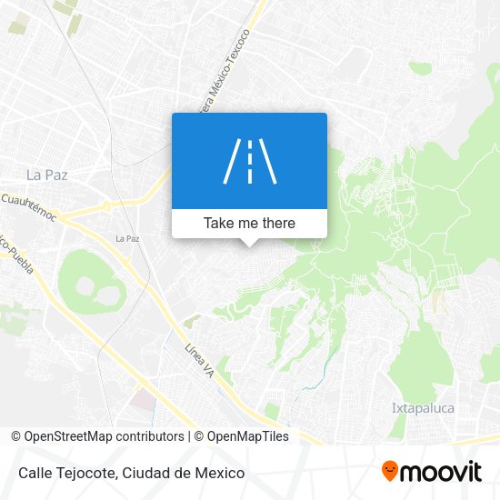 Mapa de Calle Tejocote