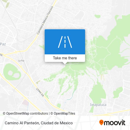 Camino Al Panteón map
