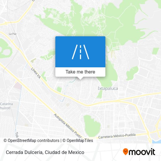 Cerrada Dulcería map