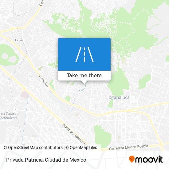Privada Patricia map