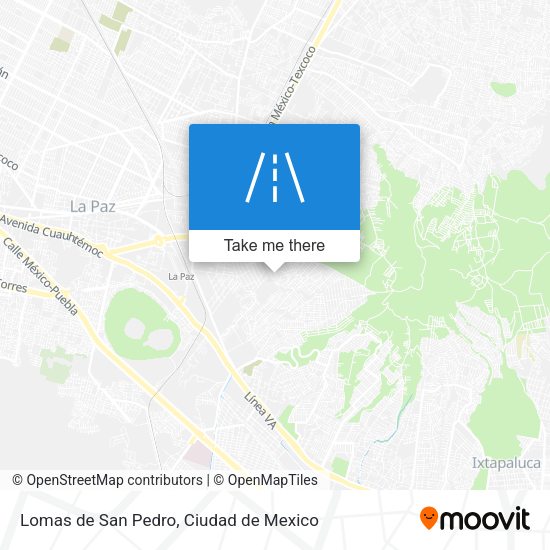 Lomas de San Pedro map