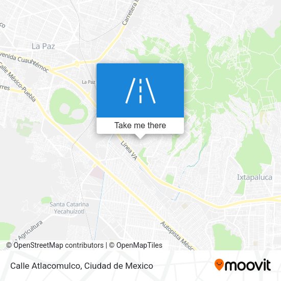 Calle Atlacomulco map