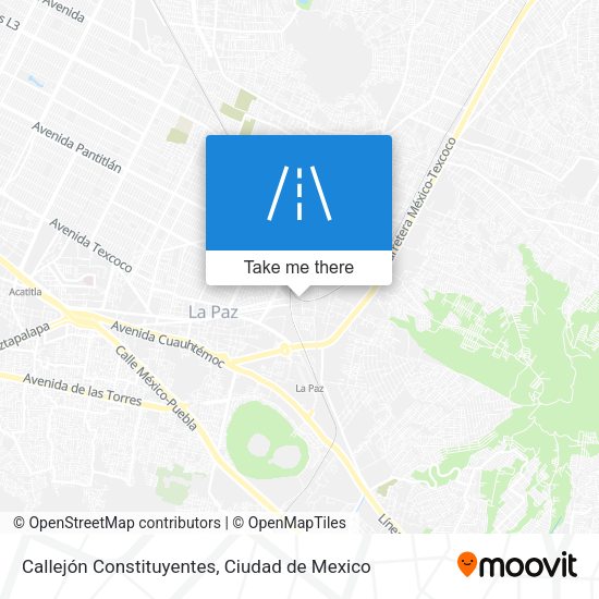 Callejón Constituyentes map