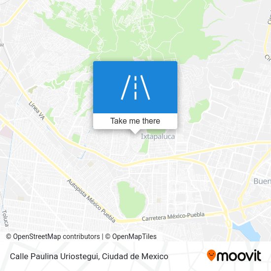 Mapa de Calle Paulina Uriostegui