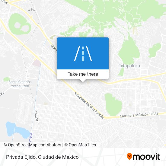 Privada Ejido map