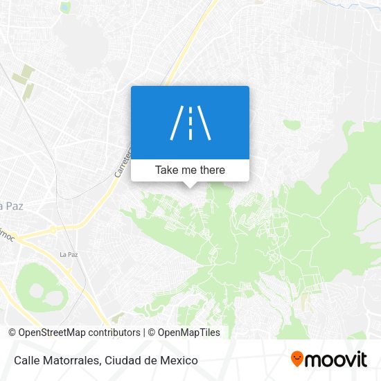 Calle Matorrales map