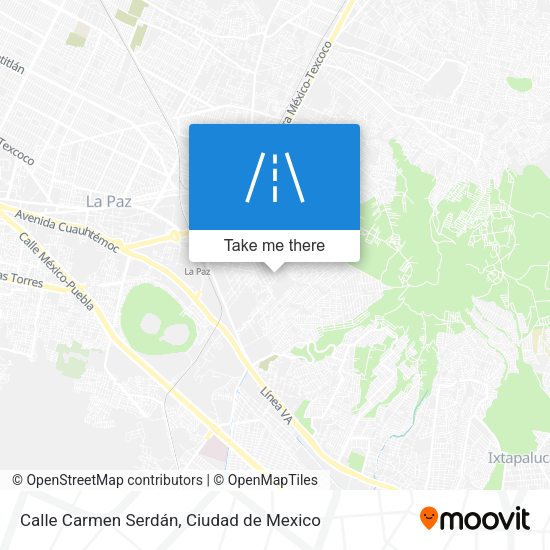 Mapa de Calle Carmen Serdán