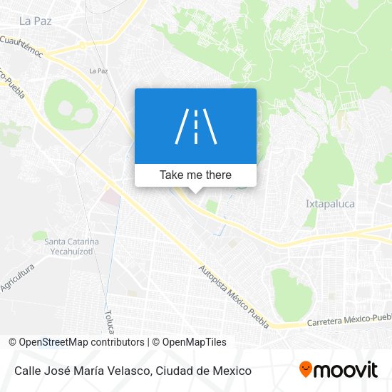 Calle José María Velasco map
