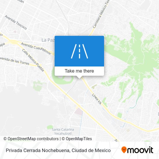 Privada Cerrada Nochebuena map