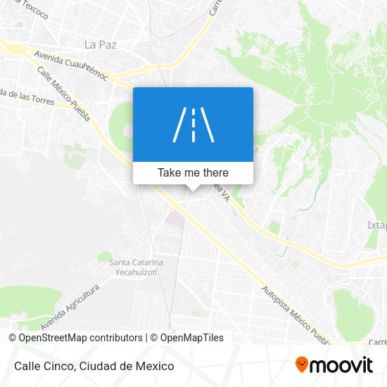 Mapa de Calle Cinco