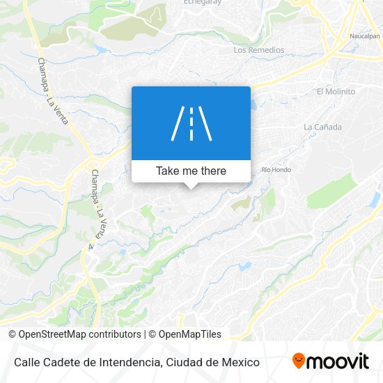 Mapa de Calle Cadete de Intendencia