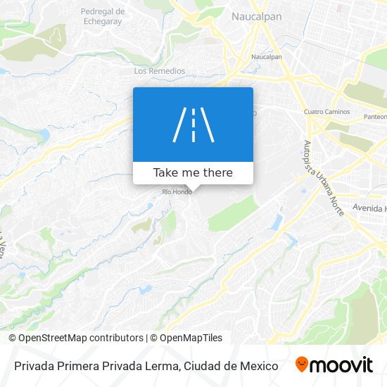 Privada Primera Privada Lerma map