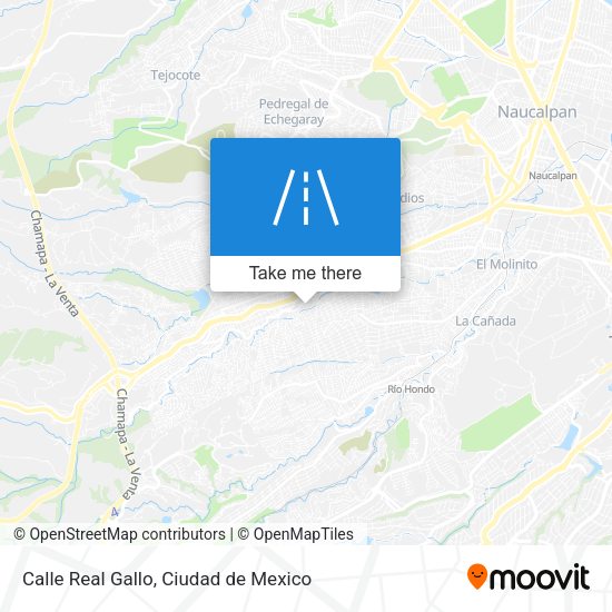 Calle Real Gallo map
