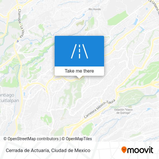 Cerrada de Actuaría map