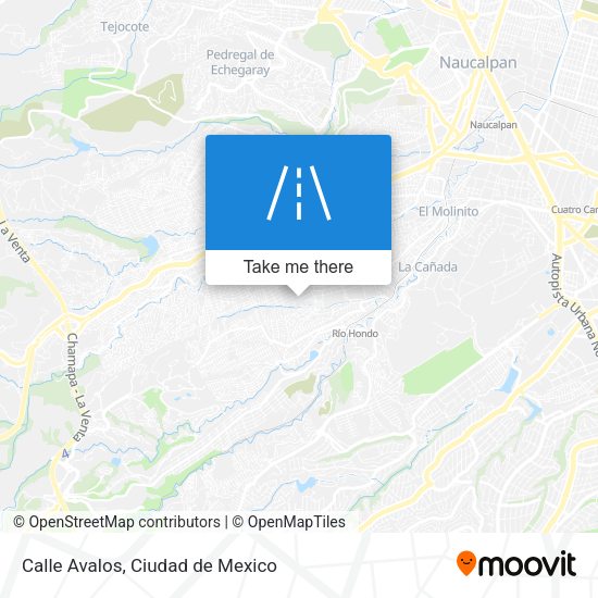Calle Avalos map